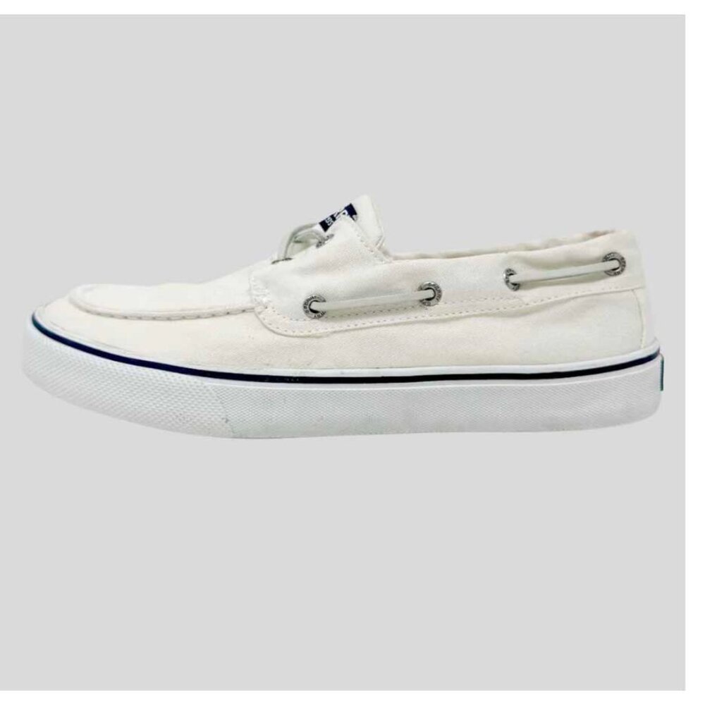 SPERRY Bahama II Canvas Sneaker Boat Shoes - 10 US